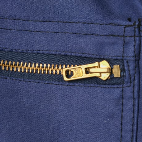 50-60s Le Mont St Michel Blue Moleskin Work Overalls Dead Stock