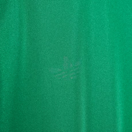 70-80s Vintage adidas Ventex Game Shirt Green × White (Made in France)