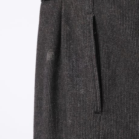 40-50s France Vintage Wool Piqué Trousers