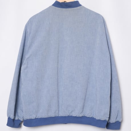 70-80s LACOSTE Reversible Cotton Blouson Light Blue（Made in France）