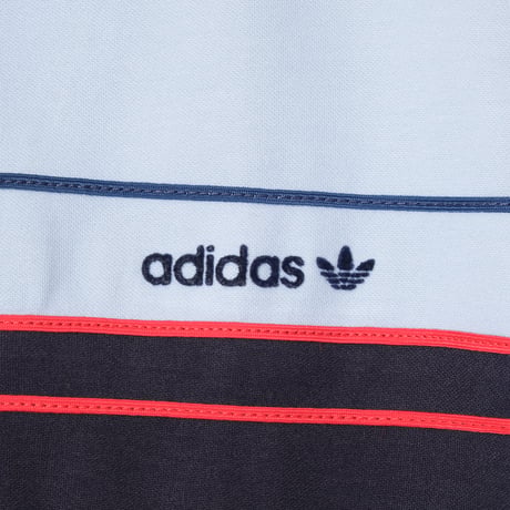 70-80s Vintage adidas Ventex Track Jacket Navy × Light Blue (Made in France)