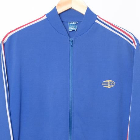 60s Vintage adidas Ventex Collarless Track Jacket Late World Mark France (Made in France)
