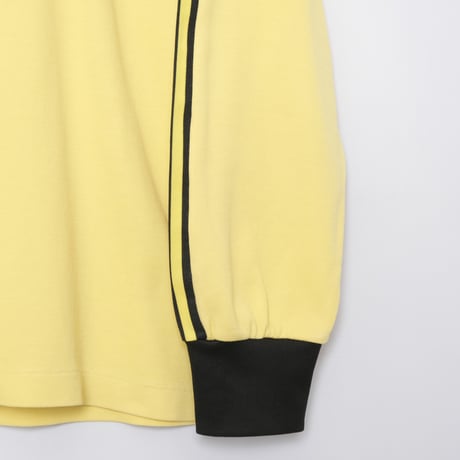 70-80s Vintage adidas Ventex Game Shirt Yellow × Black（Made in France）