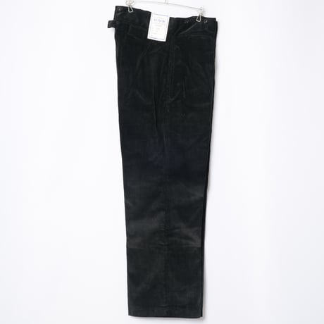 40-50s  France Vintage VETVOR Black Corduroy Trousers Dead Stock
