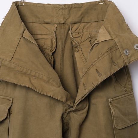 French Army M47 Trousers Early 比翼 MetalButton Size 80L