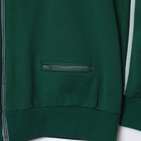 60s Vintage adidas Ventex Track Jacket Late World Mark Green (Made in France)