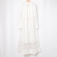 France Antique Linen Church Smock