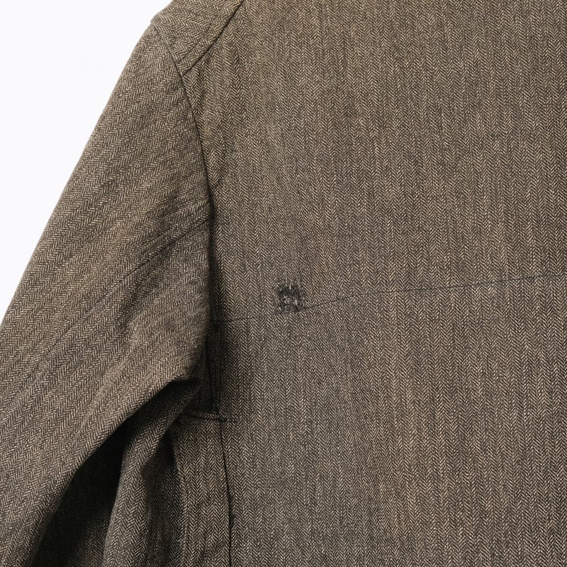 30-40s France Vintage Black Chambray HBT Huntin