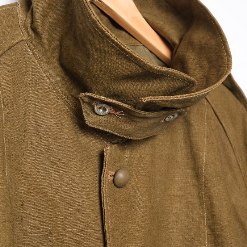 French Army M35 Motorcycle Coat Linen Dead Stoc French Army M35 Motorcycle Coat Linen Dead Stoc