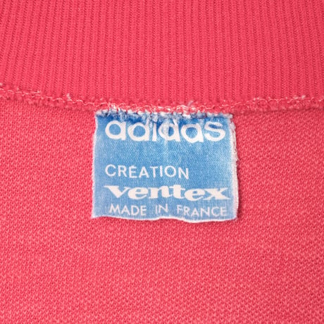 60s Vintage Ventex adidas Track Jacket Late World Mark Red (Made in France)