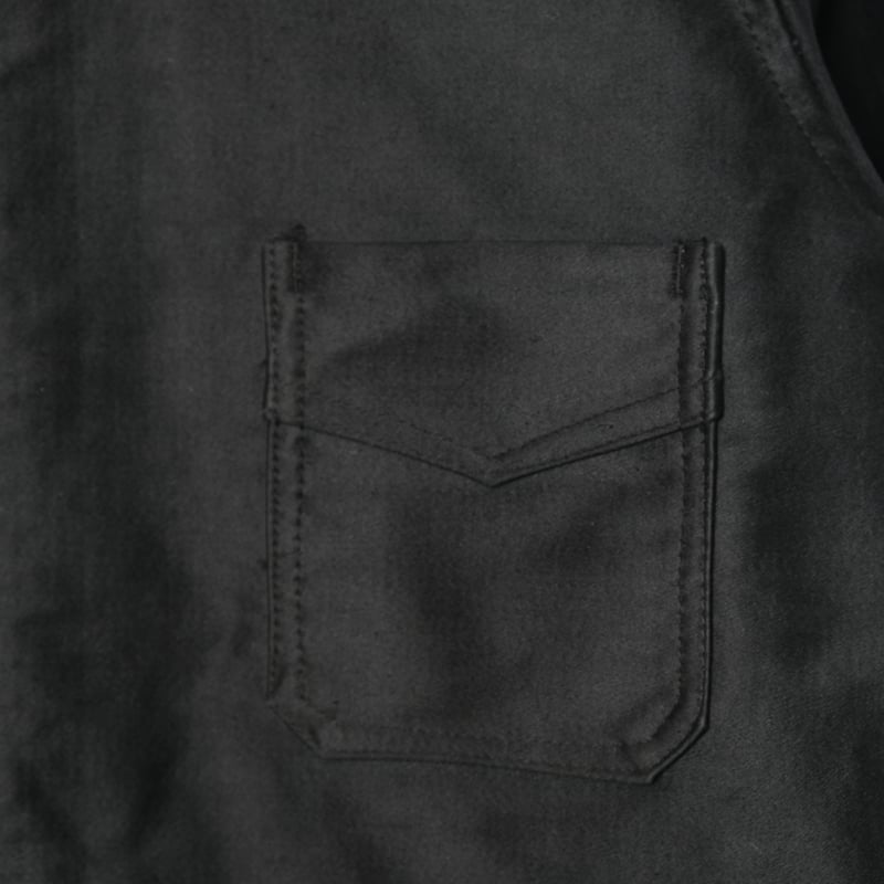 40s France Vintage Le Mont Saint Michel Black M