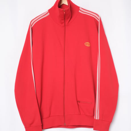 60s Vintage adidas Ventex Track Jacket World Mark Red (Made in France)