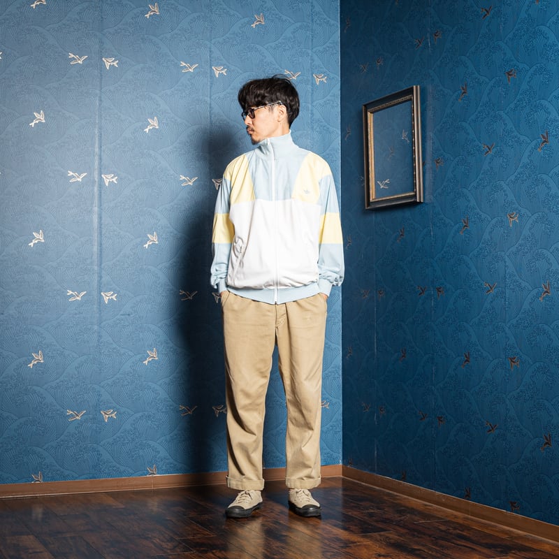 80s Vintage adidas ATP Track Jacket White × Li