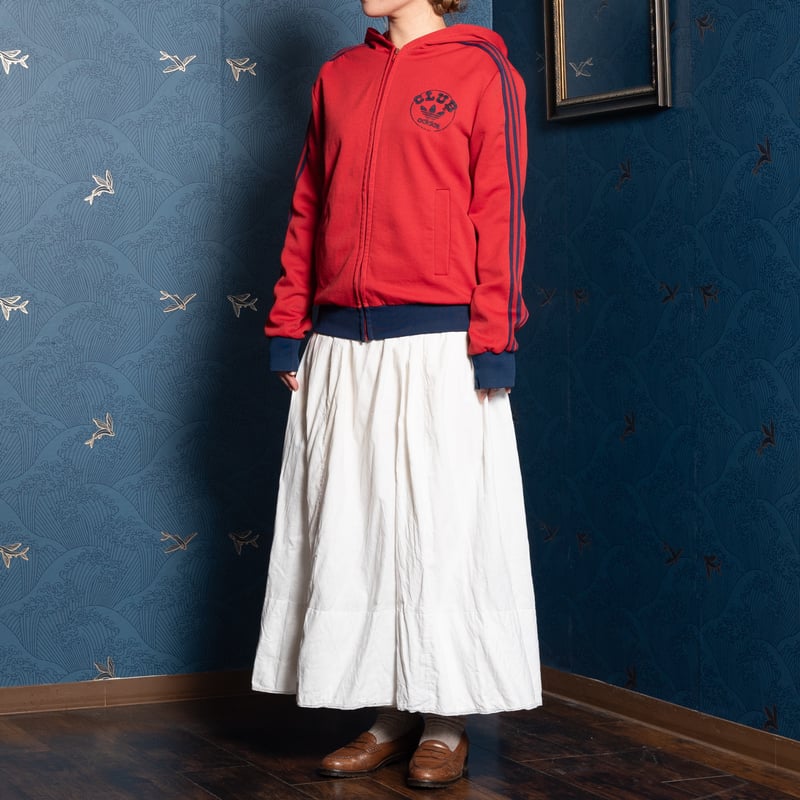 70s-80s Vintage Ventex CLUB adidas Hoodie Red ( 70s-80s Vintage Ventex CLUB adidas Hoodie Red (