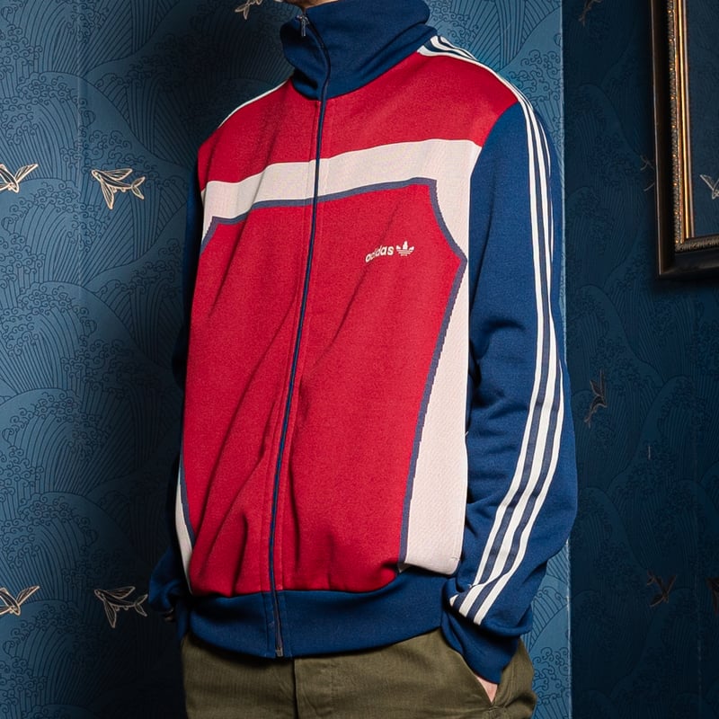70-80s Vintage adidas Ventex Track Jacket Borde