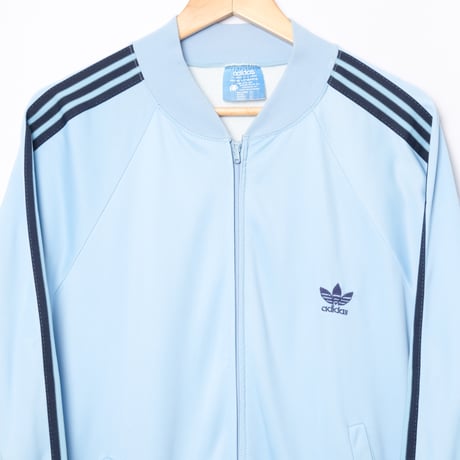 70s Vintage adidas Ventex ATP Track Jacket Light Blue (Made in France)