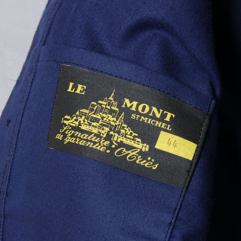40-50s Le Mont St Michel Blue Moleskin Jacket S 40-50s Le Mont St Michel Blue Moleskin Jacket S