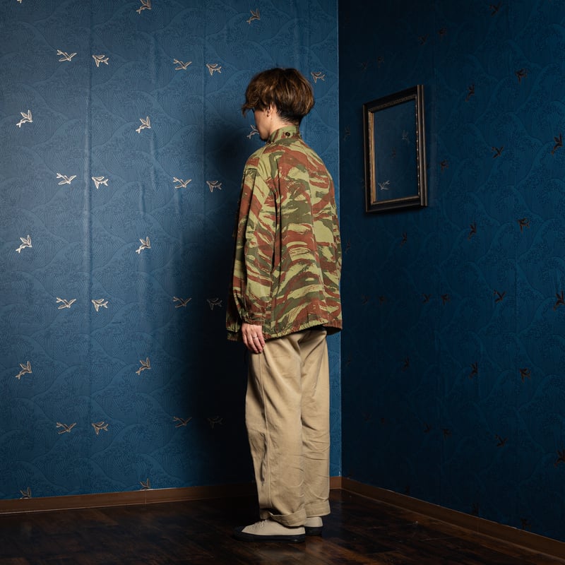 French Army Lizard Camouflage HBT Parachute Jac