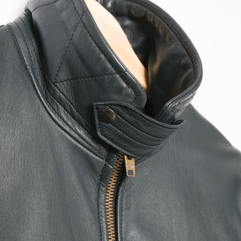 French Army Pilot Leather Jacket (Navy) Size 96 French Army Pilot Leather Jacket (Navy) Size 96