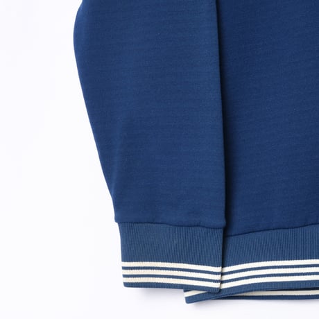 60s Vintage adidas Ventex Collarless Track Jacket Early World Mark Navy（Made in France）