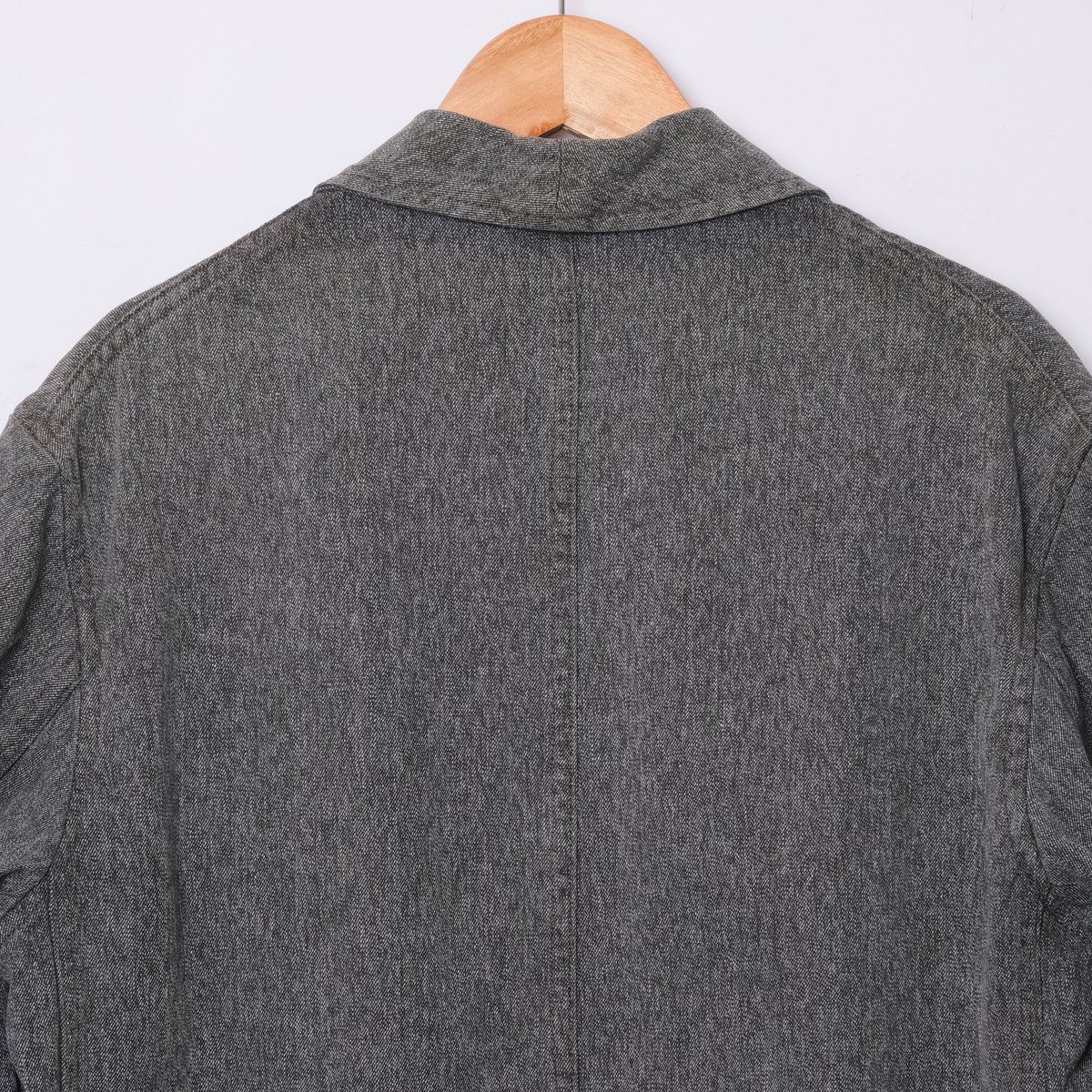 40-50s French Vintage Black Chambray Atelier C 40-50s French Vintage Black Chambray Atelier C
