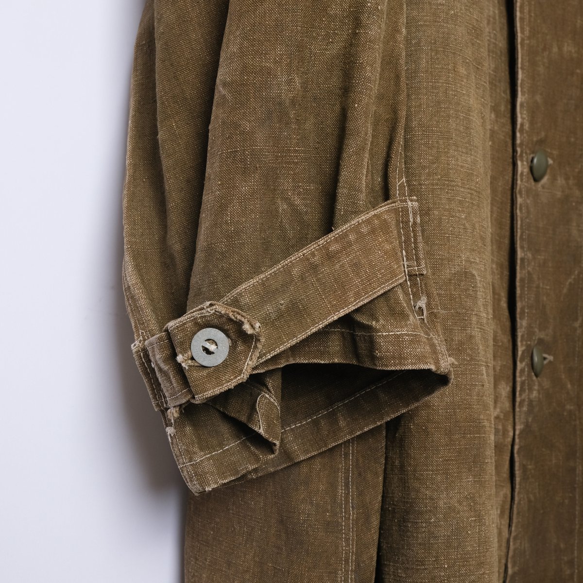 French Army M35 Motorcycle Coat Linen Size 2 French Army M35 Motorcycle Coat Linen Size 2
