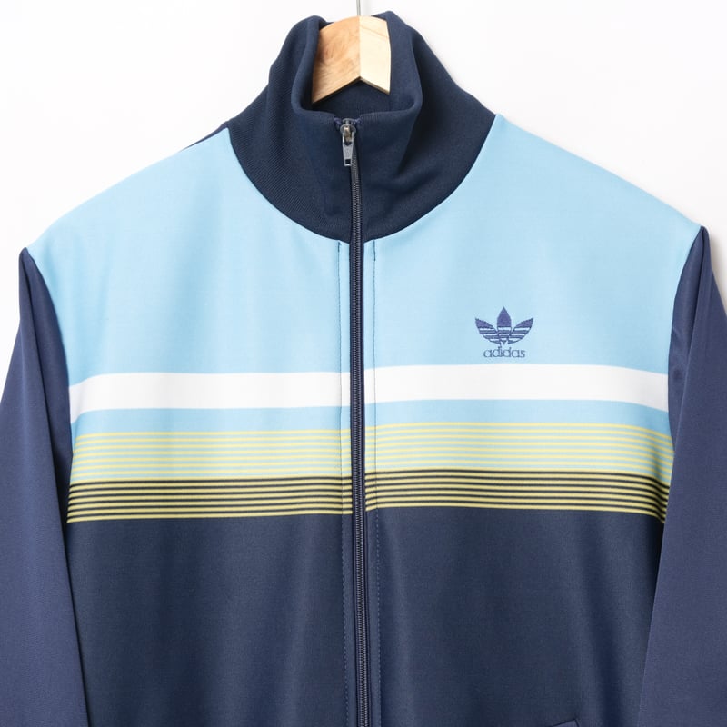 70-80s Vintage adidas Ventex Track Jacket Navy×