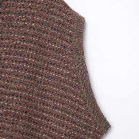 70s JOHN SMEDLEY Wool Knit Vest（Made in England)