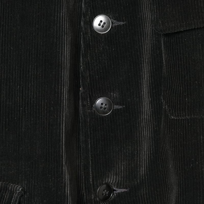 40〜50s French Vintage Corduroy Jacket 40-50s France Vintage Black Corduroy Jacket | U