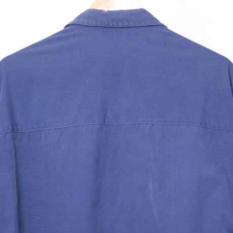 60s Euro Vintage Blue Knit Work Jacket