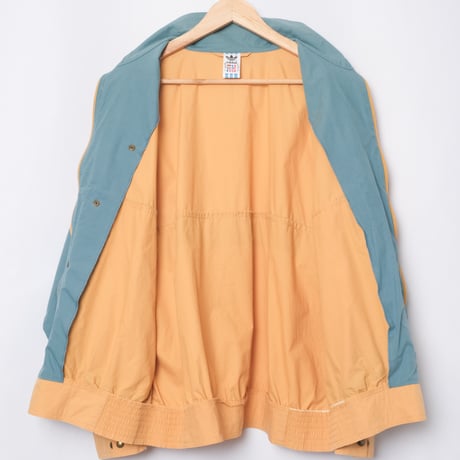 80s Vintage adidas Blouson Mustard × Bluegray（Made in Finland）
