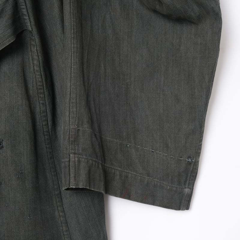 40-50s France Vintage HBT Atelier Coat 1 | Ugla