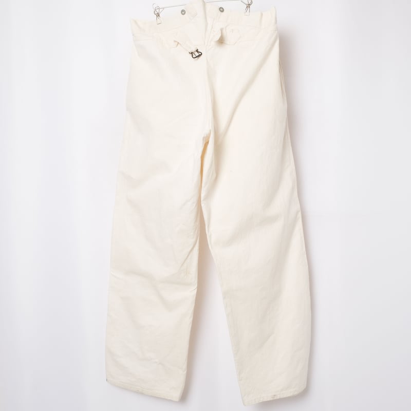 1930s フランス　ヴィンテージ　ボージョン　白パンツ 1930s フランス ヴィンテージ ボージョン 白パンツ