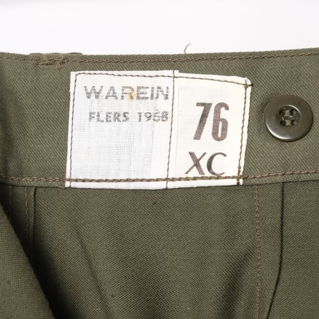 French Army M64 Trousers Size 76XC Deadstock
