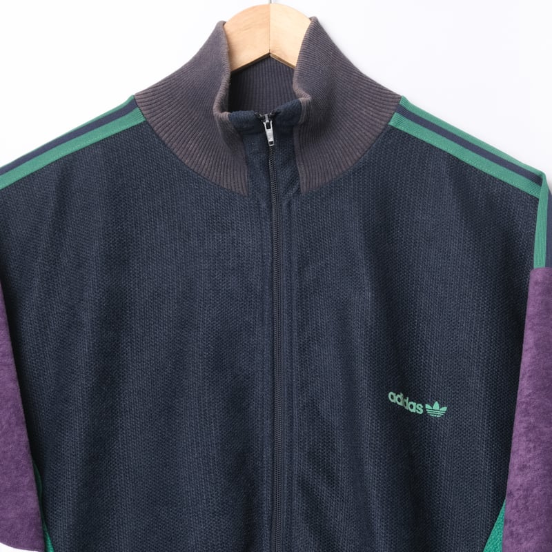 80s Vintage adidas Ventex Track Jacket Navy × G