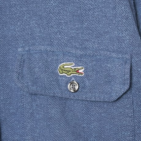 70-80s LACOSTE HTB Shirt Blue（Made in France）