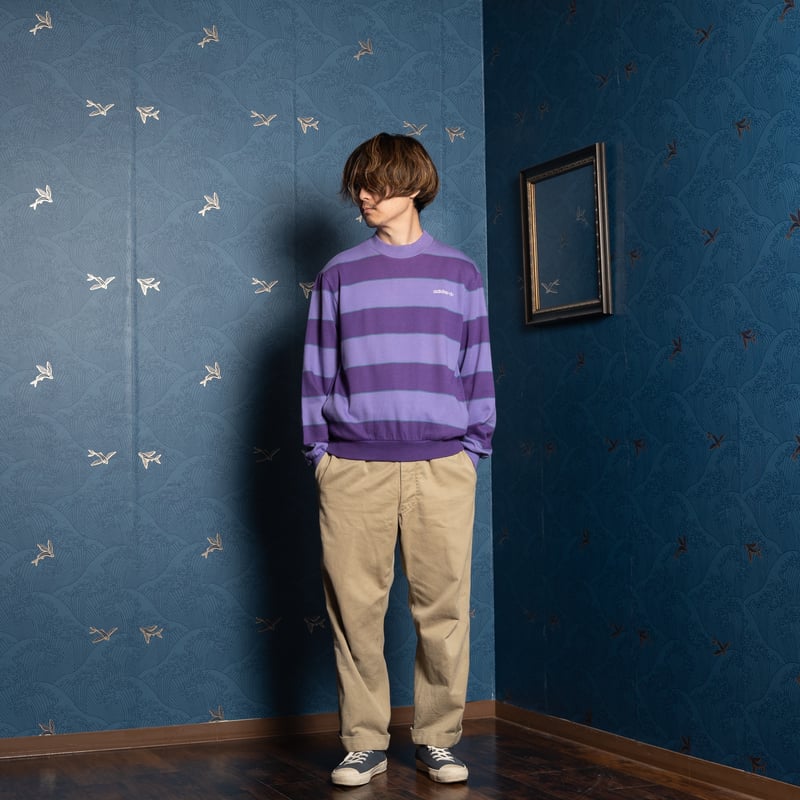 70-80s Vintage adidas Ventex Sweat Purple (Made