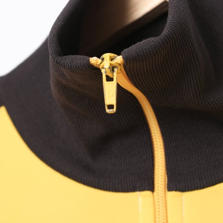 70-80s Vintage adidas Track Jacket Yellow × Black (Made in France)