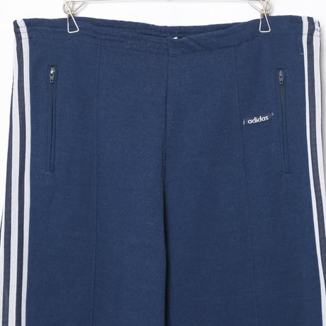 70s Vintage adidas Ventex Track Trousers Navy (Made in France)