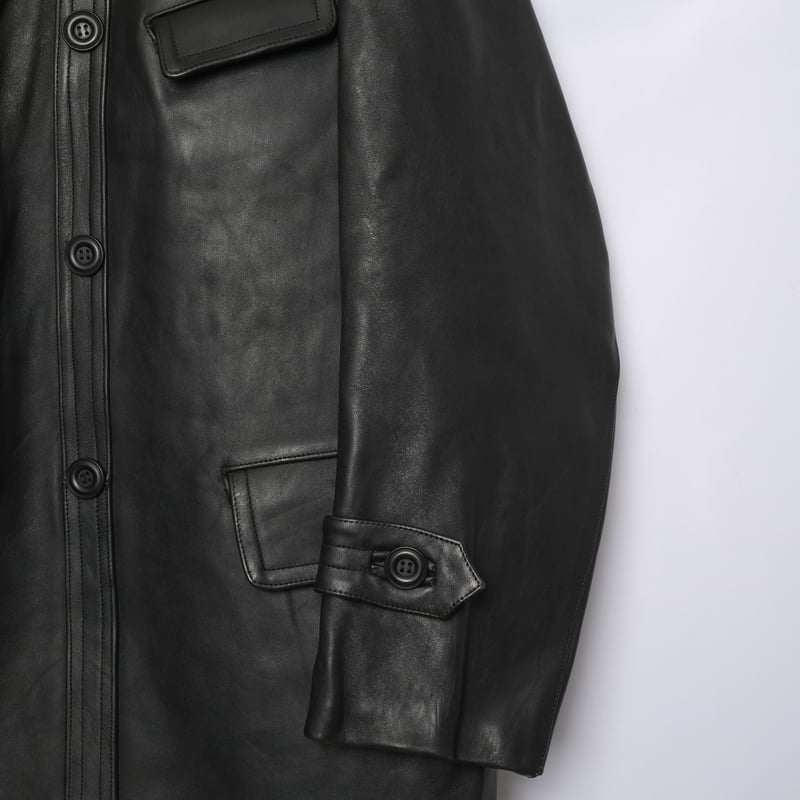 50-60s France Vintage Cuiron Leather Jacket Woo
