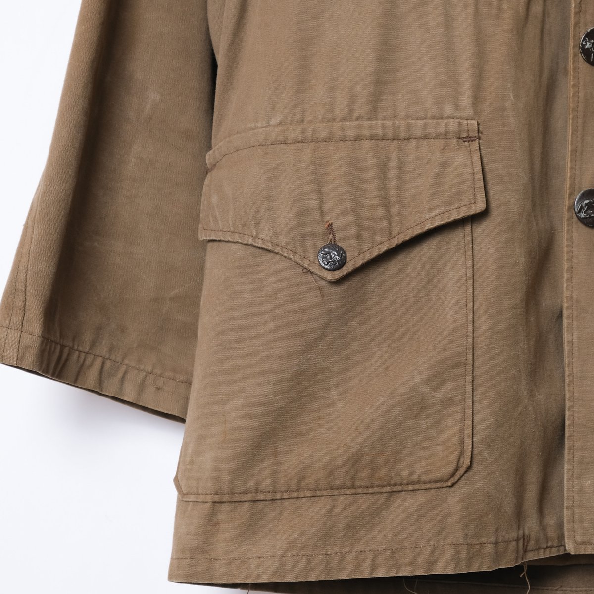 50-60s French Vintage L' Arghuss Canvas Hunting