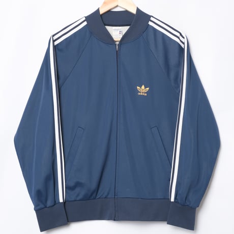 70-80s Vintage adidas Ventex ATP Track Jacket Navy (Made in France)