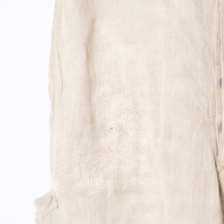 -30s French Army Linen HBT Bourgeron Trousers 2