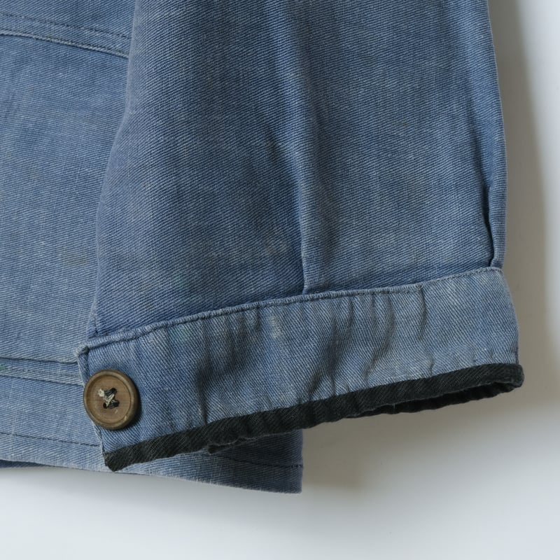 40s ワークジャケット コットンツイル ウッドボタン vintage 40s ワークジャケット コットンツイル ウッドボタン vintage