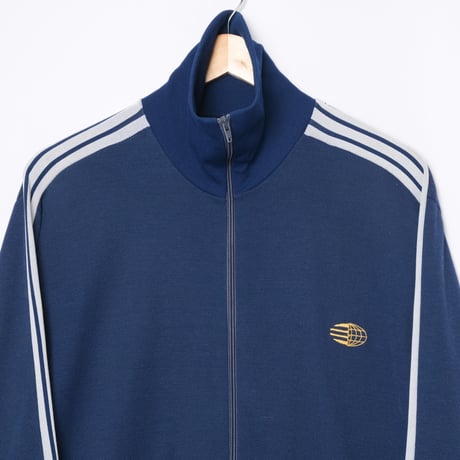 60s Vintage adidas Track Jacket Late World Mark Navy (Made in France)