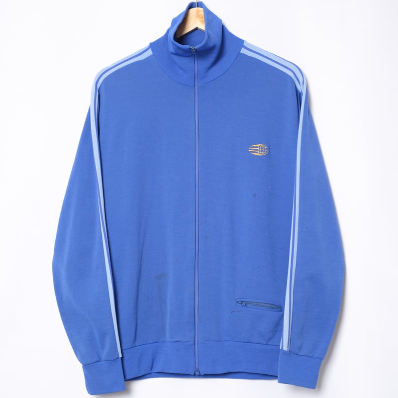 1960's Adidas TRACK JACKET BLUE MADE IN YUGOSLAVIA / アディダス トラックジャケット  ユーゴスラビア製 – ARZACH KAMAKURA