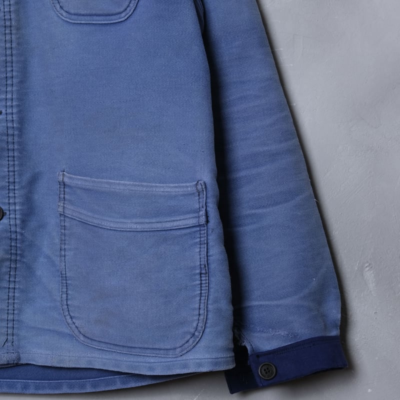 40-50s Le Mont St Michel Moleskin Jacket Size52
