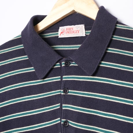 80s JOHN SMEDLEY Sea Island Cotton Polo Shirt（Made in England）