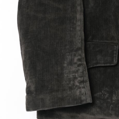 40-50s France Vintage La Favorite Dark Brown Corduroy Hunting Jacket