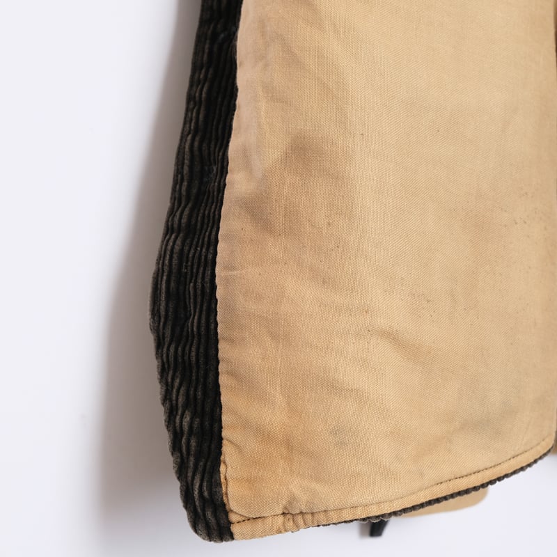 30-40s France Vintage Corduroy Hunting Vest | U